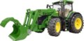 Bruder, John Deere 7R 350 traktor homlokrakodóval