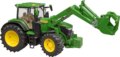 Bruder, John Deere 7R 350 traktor homlokrakodóval