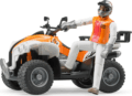 Bruder Quad (ATV) sofőr figurával