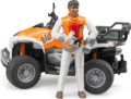 Bruder Quad (ATV) sofőr figurával