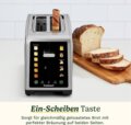 Cuisinart RBT2200E kenyérpirító, 2 szeletes, ezüst