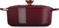 Le Creuset Signature ovális öntöttvas sütő-főzőedény, 29cm, 4,7 l, rhone