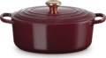 Le Creuset Signature ovális öntöttvas sütő-főzőedény, 29cm, 4,7 l, rhone