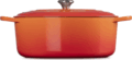 Le Creuset Signature ovális öntöttvas sütő-főzőedény, 35cm, 8,9 l, vulkán