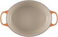 Le Creuset Signature ovális öntöttvas sütő-főzőedény, 35cm, 8,9 l, vulkán