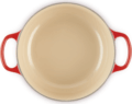 Le Creuset Signature kerek öntöttvas sütő-főzőedény, 22cm, 3,3 l, cseresznyepiros
