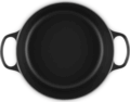 Le Creuset Signature kerek öntöttvas sütő-főzőedény, 28cm, 6,7 l, fekete