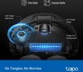 TP-Link Tapo RV50 Pro Omni Robotporszívó és Felmosó, fekete
