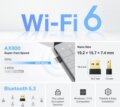 TP-Link Archer TX10UB Nano USB WiFi és Bluetooth adapter (AX900, Wi-Fi 6, Bluetooth 5.3)