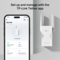TP-Link RE235BE WiFi jelerősítő (BE3600, Wi-Fi 7)