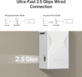 TP-Link RE235BE WiFi jelerősítő (BE3600, Wi-Fi 7)