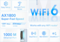 TP-Link RE600X WiFi jelerősítő (AX1800, Wi-Fi 6)