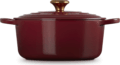 Le Creuset Signature kerek öntöttvas sütő-főzőedény, 26cm, 5,3 l, rhone