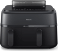 Philips SteamFry+ Dual NA550/00 dupla kosaras forrólevegős sütő (9 l)