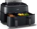 Philips SteamFry+ Dual NA550/00 dupla kosaras forrólevegős sütő (9 l)