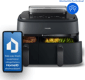 Philips SteamFry+ Dual NA550/00 dupla kosaras forrólevegős sütő (9 l)