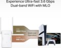 Mercusys ME25BE WiFi jelerősítő (BE3600, Wi-Fi 7)