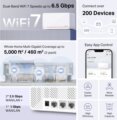 Mercusys Halo H37BE (Wi-Fi 7, BE6500, kétsávos, Mesh, 2-Pack)