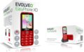 Evolveo Easyphone XO mobiltelefon, Piros