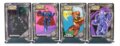 DC Comics Metal Force, 4 db-os gyűjthető figura készlet érmékkel