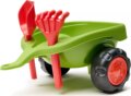 Falk, Baby Claas traktor utánfutóval, világoszöld