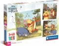 Clementoni, Micimackó puzzle, 3 x 48 darabos
