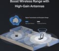 Mercusys MA37BEH USB WiFi adapter (BE6500, Wi-Fi 7)