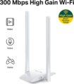 Mercusys MW300UH USB WiFi adapter (N300, Wi-Fi 4)