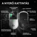 Logitech PRO X2 SUPERSTRIKE (gamer, vezeték nélküli, fehér)