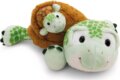 Nici Green, Plüss teknős kicsinyével, 28 cm