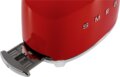 Smeg TSF01RDEU kenyérpirító, 2 szeletes, piros