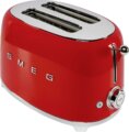 Smeg TSF01RDEU kenyérpirító, 2 szeletes, piros