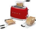 Smeg TSF01RDEU kenyérpirító, 2 szeletes, piros