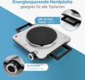 Clatronic EKP 3788 inox hordozható elektromos főzőlap, 1500W