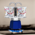 Bialetti Mini Express Kandinsky 1407 kotyogós kávéfőző, 2 személyes