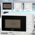Bomann MW 6014 CB mikrohullámú sütő, 700W, fehér