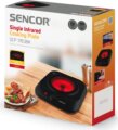 Sencor SCP 1763BK hordozható elektromos kerámia főzőlap, 1200W