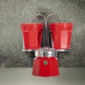 Bialetti Mini Express Set 7303/MR kotyogós kávéfőző, 2 személyes