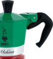 Bialetti La Mokina Italia Tricolore 5650 kotyogós kávéfőző, 0,5 adagos