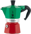 Bialetti La Mokina Italia Tricolore 5650 kotyogós kávéfőző, 0,5 adagos
