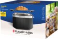 Russell Hobbs Bronte black 26760-56 kenyérpirító, 2 szeletes, fekete