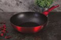 Berlinger Haus BH/6166NPR Metallic Line Burgundy Edition wok serpenyő, 30cm