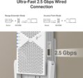 TP-Link RE405BE WiFi jelerősítő (BE6500, Wi-Fi 7)