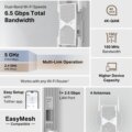 TP-Link RE405BE WiFi jelerősítő (BE6500, Wi-Fi 7)