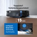 Ecovacs Deebot X12 OmniCyclone robotporszívó, Fekete