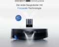 Ecovacs Deebot X12 OmniCyclone robotporszívó, Fekete