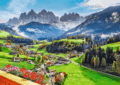 Trefl, Santa Maddalena, Dolomitok, Olaszország puzzle, 1000 darabos