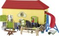 Schleich, Farm World, lovas istálló játékszett