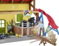 Schleich, Farm World, lovas istálló játékszett
