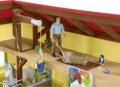 Schleich, Farm World, lovas istálló játékszett